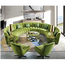 Hotel lounge area circular sofa sales department villa area sofa senior hotel club sofa